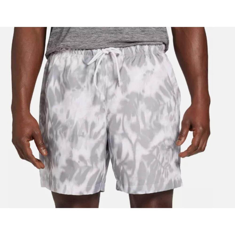 DSG MEN'S 6" REC SHORT PALM LIFE PURE WHITE Size XL NWT